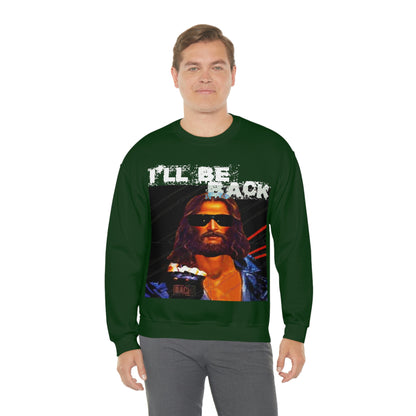 Oversized Graphic Sweatshirt - 80s Sci-Fi Cinema Parody Streetwear (Bachi)