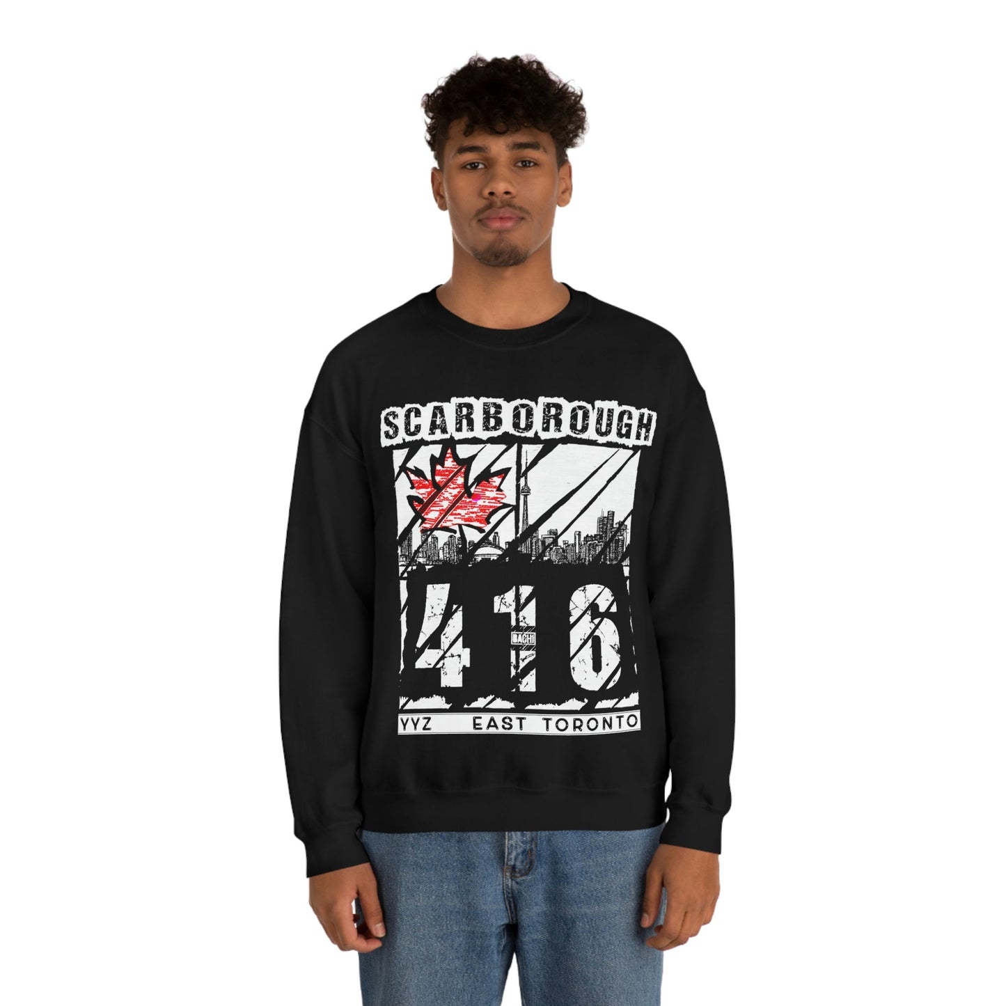 Unisex Sweatshirt Scarborough 416 Toronto Printify