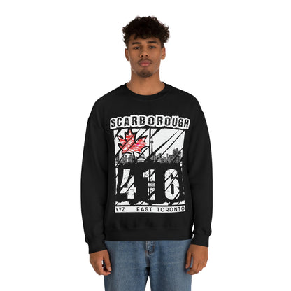 Unisex Sweatshirt Scarborough 416 Toronto Printify