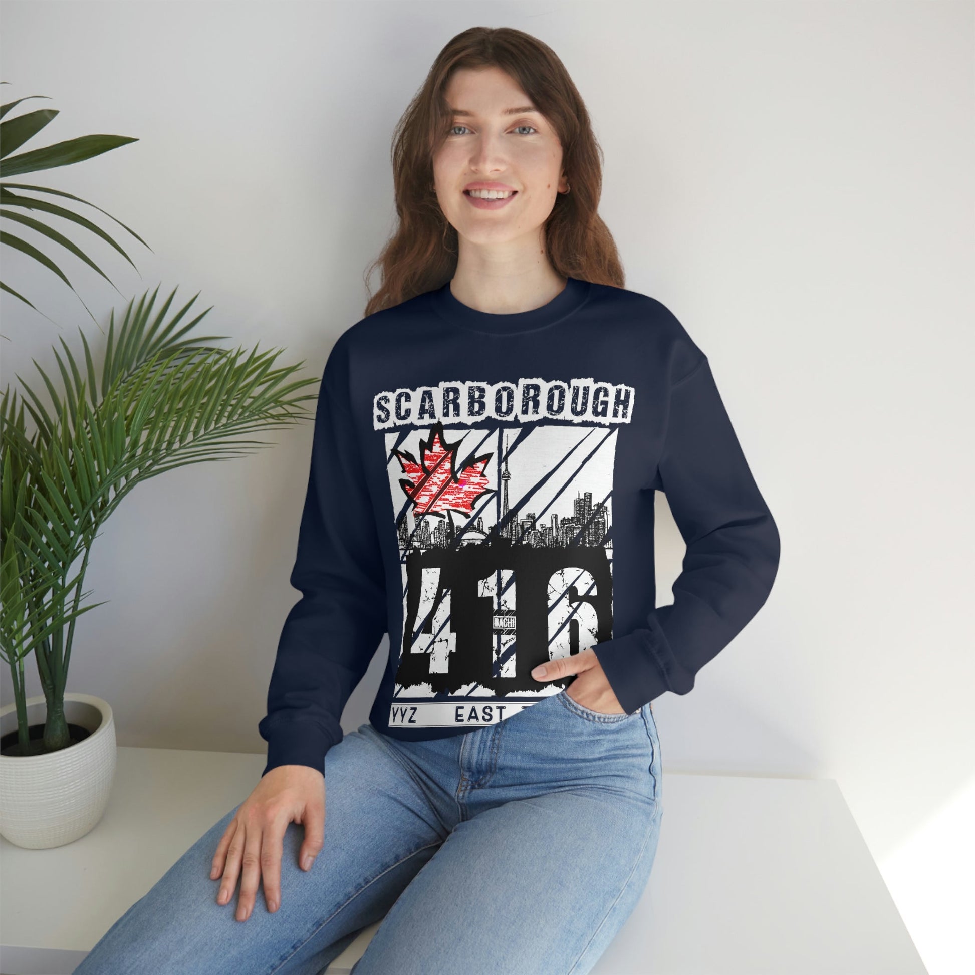 Unisex Sweatshirt Scarborough 416 Toronto Printify