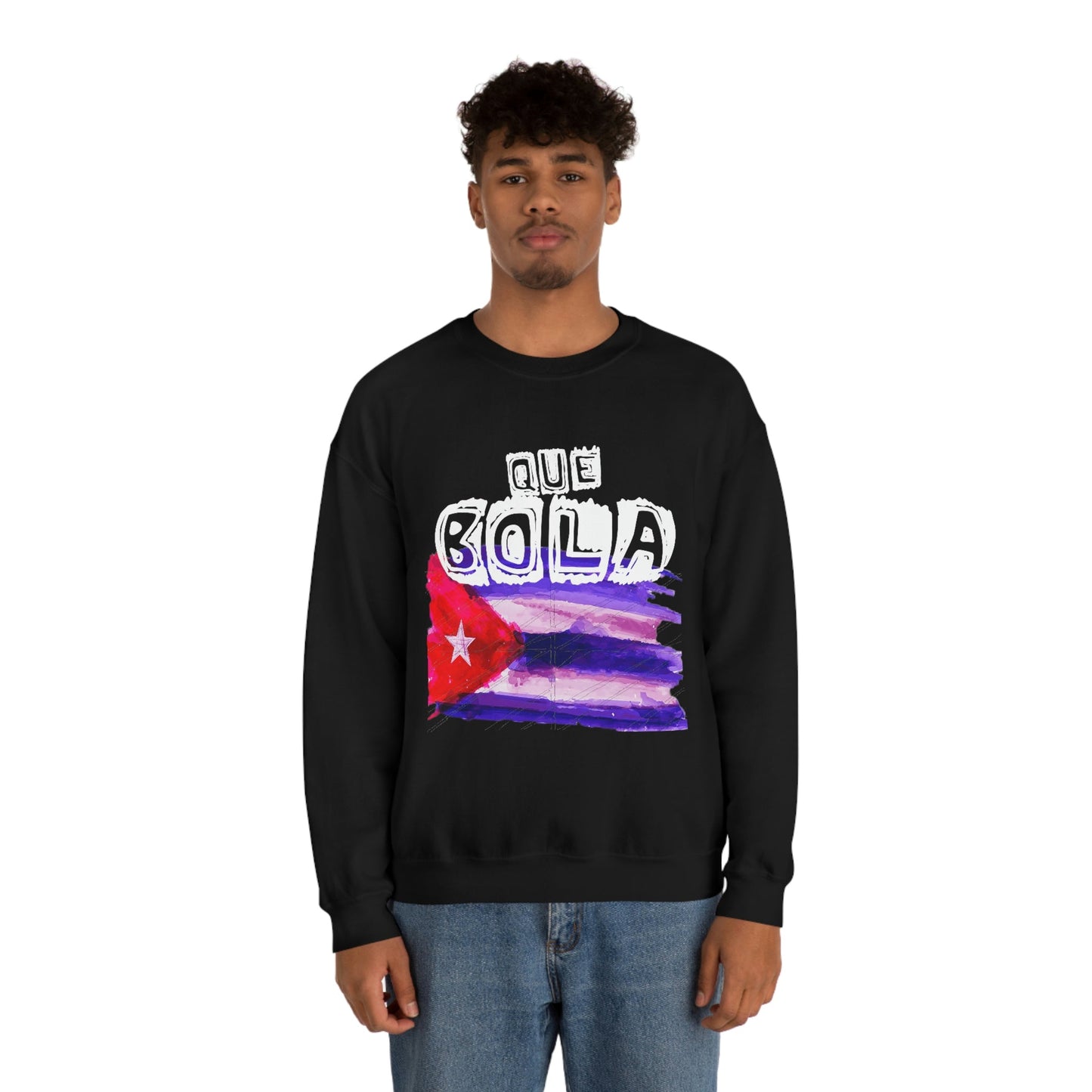 Unisex Sweatshirt Cuba Que Bola Printify
