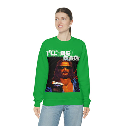 Oversized Graphic Sweatshirt - 80s Sci-Fi Cinema Parody Streetwear (Bachi)