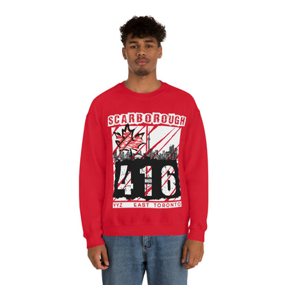 Unisex Sweatshirt Scarborough 416 Toronto Printify