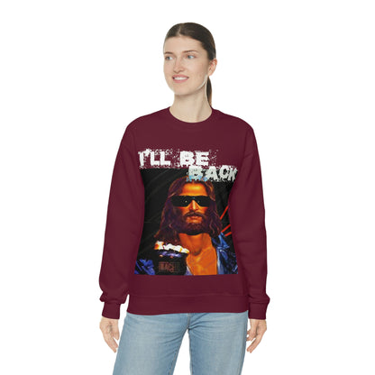 Oversized Graphic Sweatshirt - 80s Sci-Fi Cinema Parody Streetwear (Bachi)