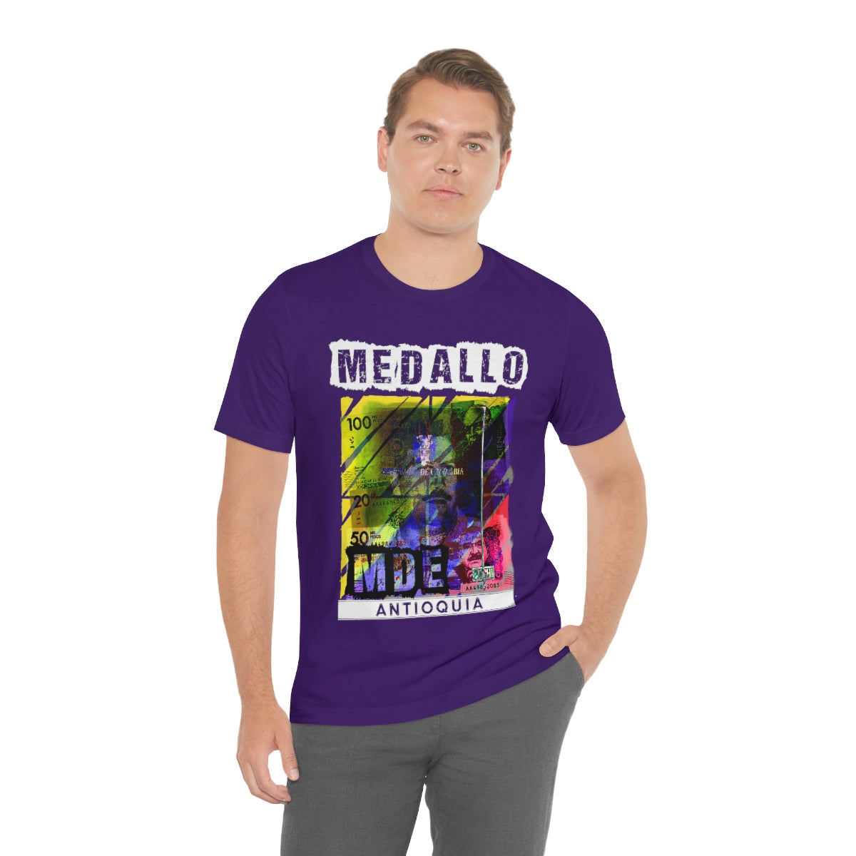 Unisex T-shirt Rep Your Country Medellin Colombia Medallo Printify