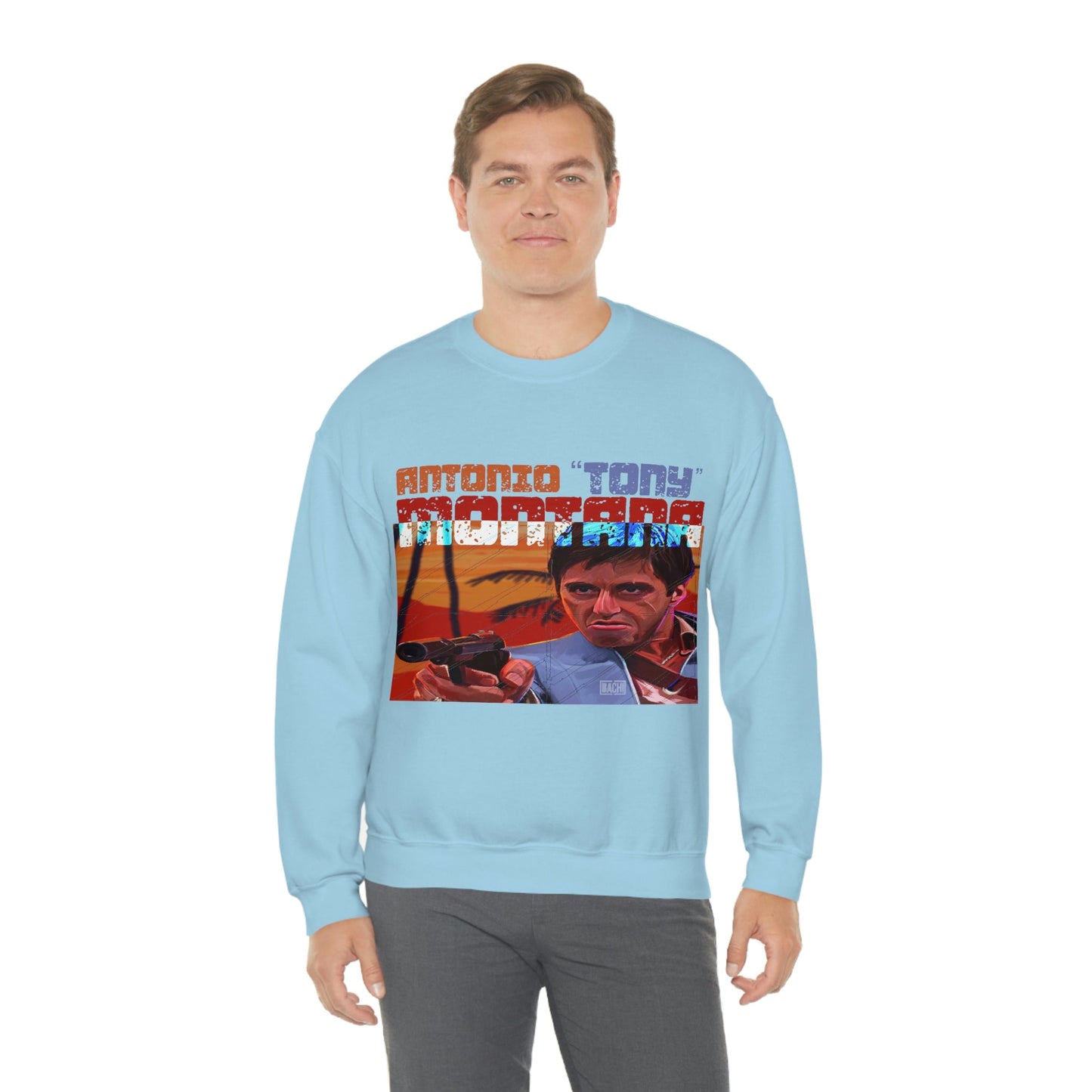 Unisex Sweatshirt Antonio Tony Montana Scarface Printify