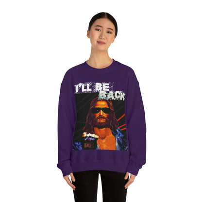 Oversized Graphic Sweatshirt - 80s Sci-Fi Cinema Parody Streetwear (Bachi)