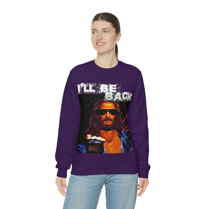 Oversized Graphic Sweatshirt - 80s Sci-Fi Cinema Parody Streetwear (Bachi)