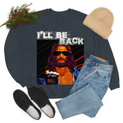 Oversized Graphic Sweatshirt - 80s Sci-Fi Cinema Parody Streetwear (Bachi)