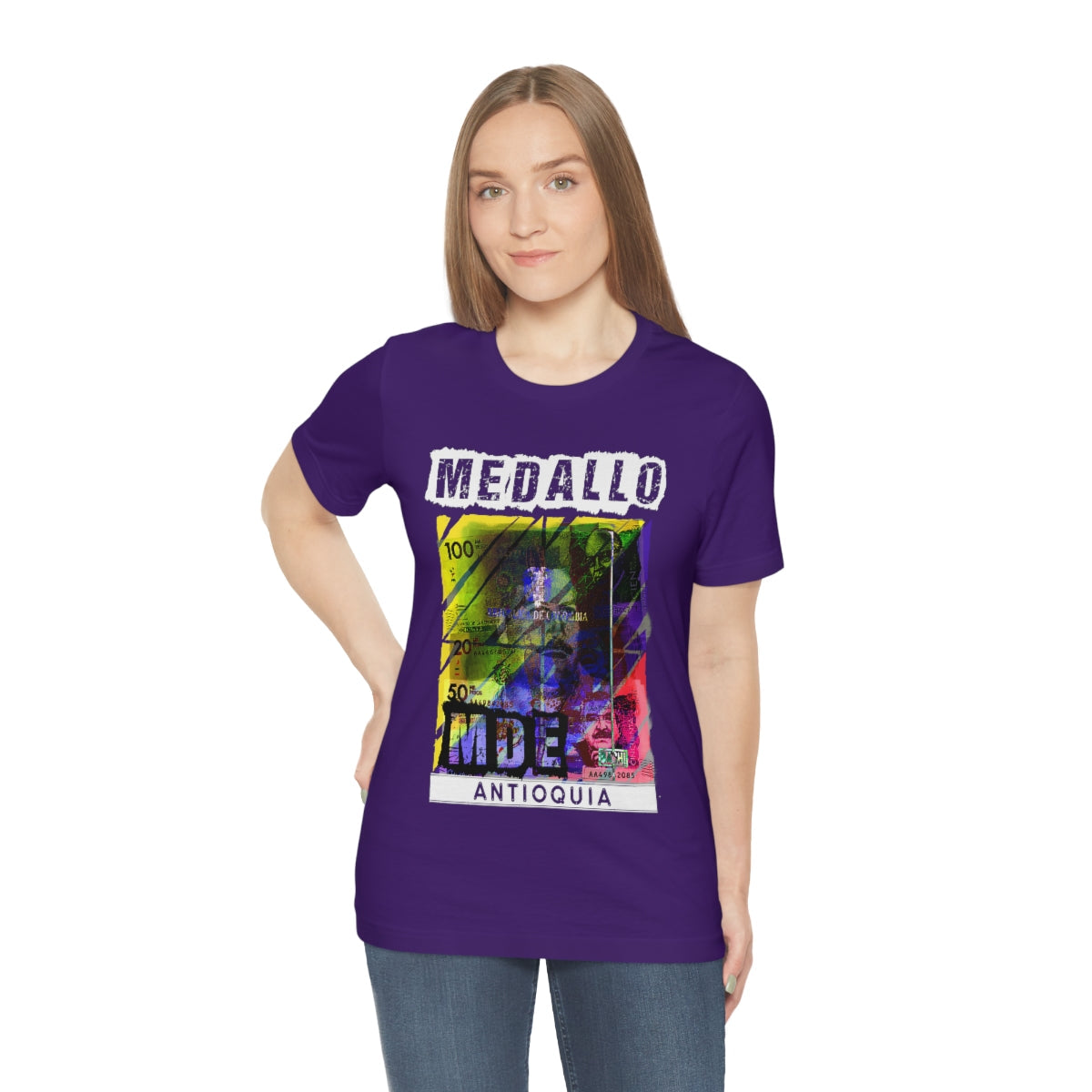 Unisex T-shirt Rep Your Country Medellin Colombia Medallo Printify