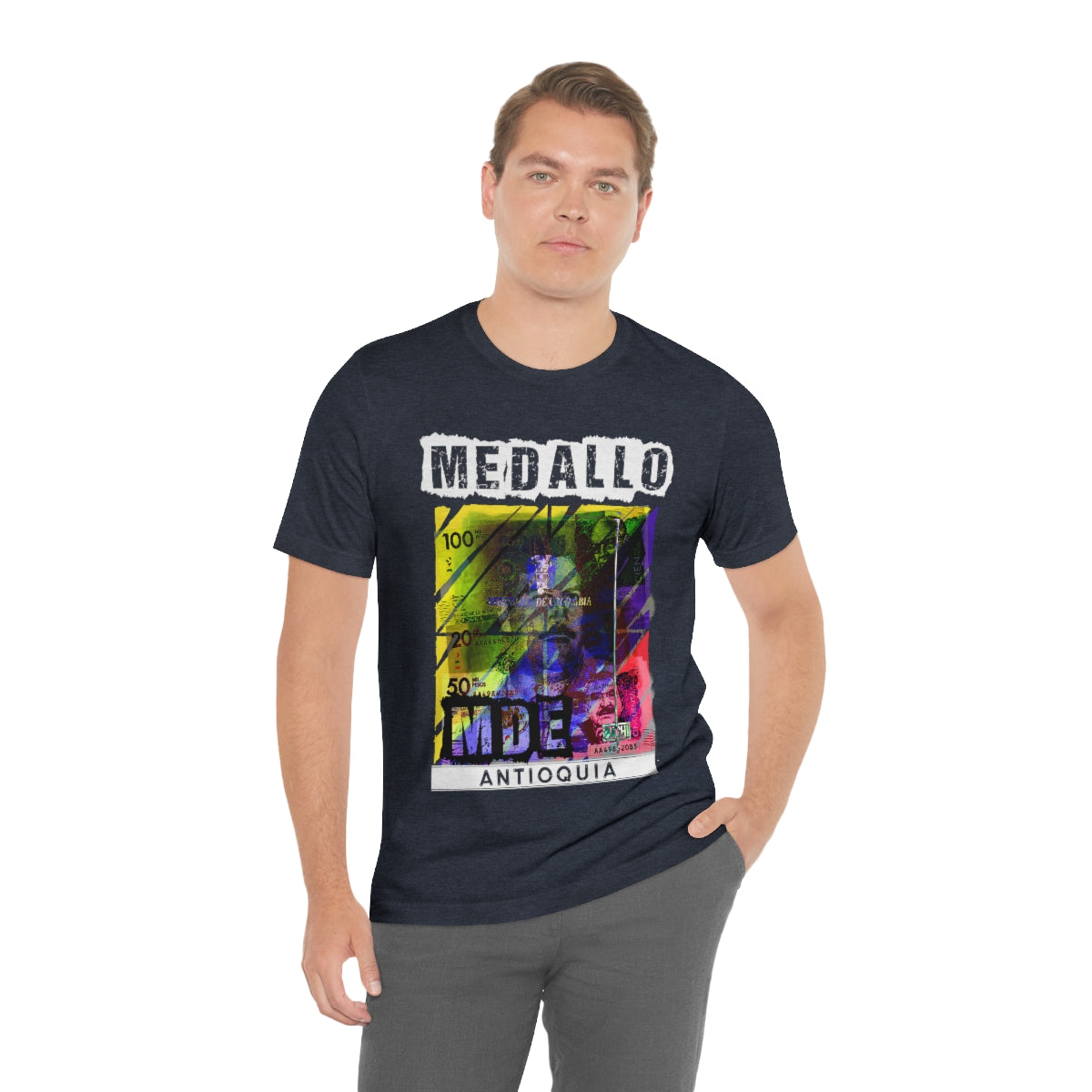 Unisex T-shirt Rep Your Country Medellin Colombia Medallo Printify