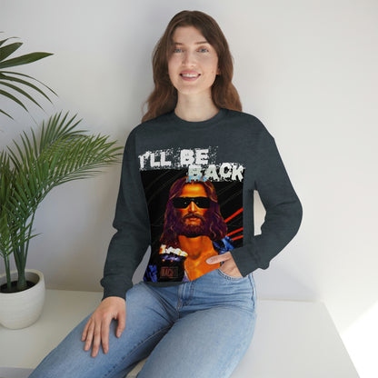 Oversized Graphic Sweatshirt - 80s Sci-Fi Cinema Parody Streetwear (Bachi)