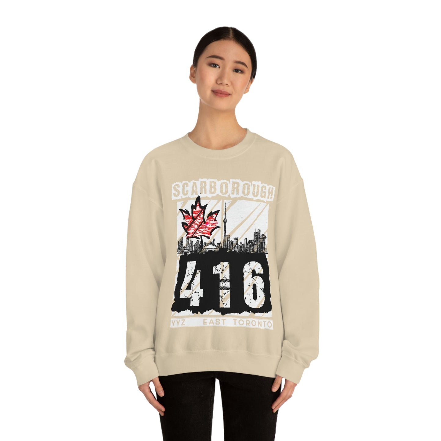 Unisex Sweatshirt Scarborough 416 Toronto Printify
