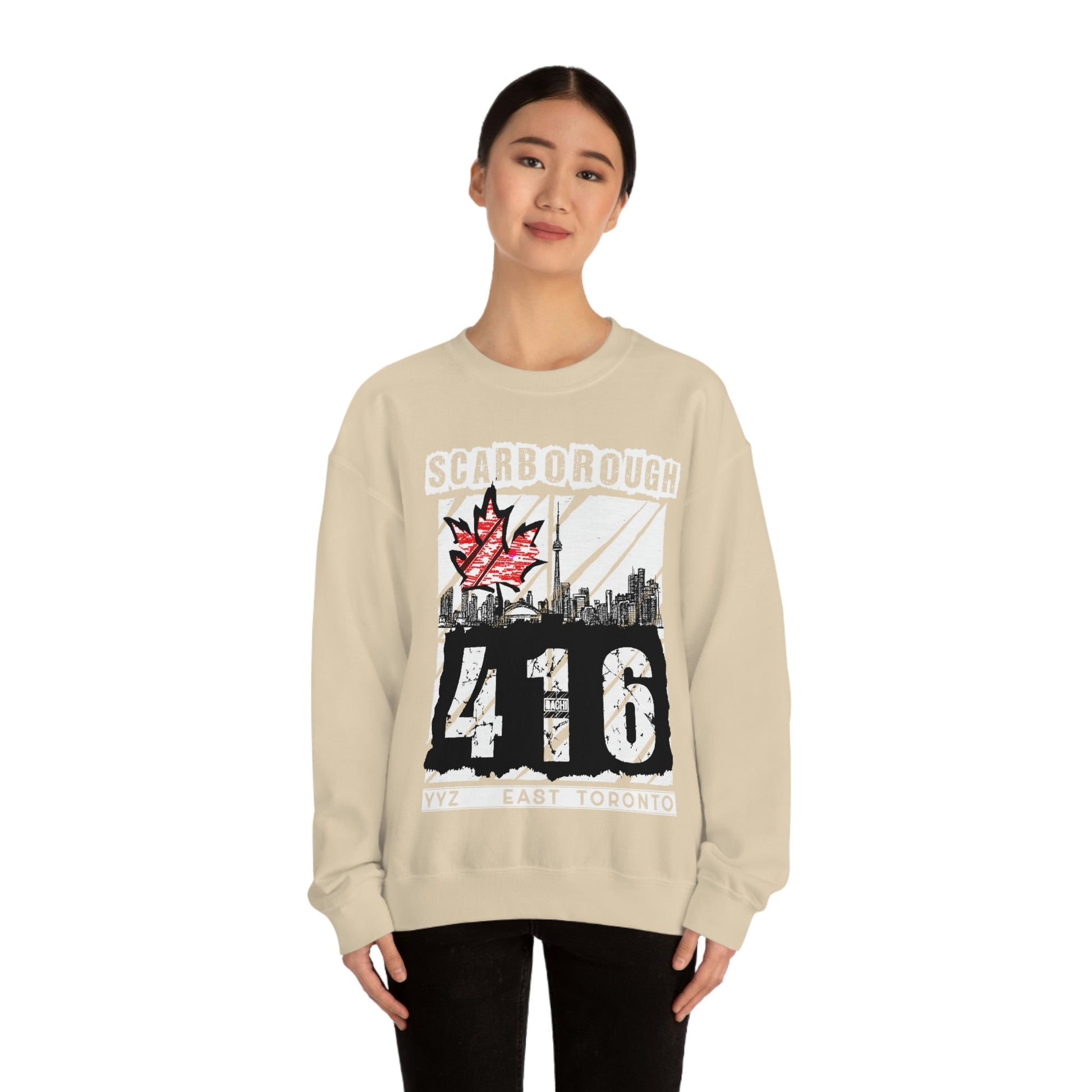 Unisex Sweatshirt Scarborough 416 Toronto Printify