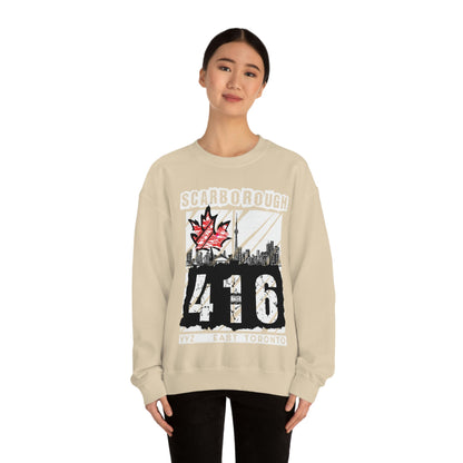 Unisex Sweatshirt Scarborough 416 Toronto Printify