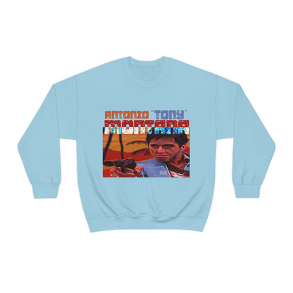 Unisex Sweatshirt Antonio Tony Montana Scarface Printify