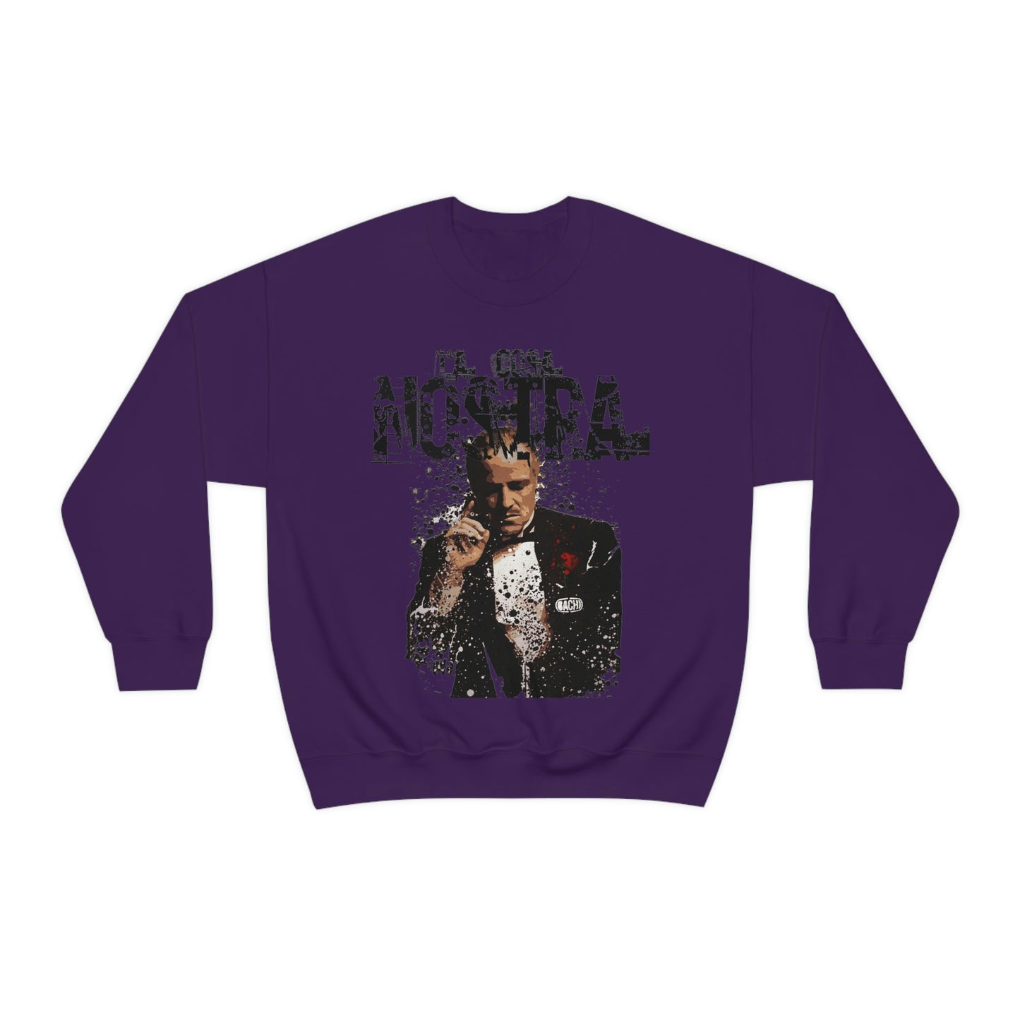 Heavyweight Vintage Sweatshirt - Mafia Cinema Graphic Streetwear (Bachi)