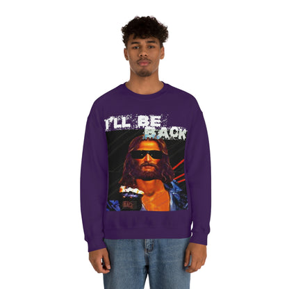 Oversized Graphic Sweatshirt - 80s Sci-Fi Cinema Parody Streetwear (Bachi)