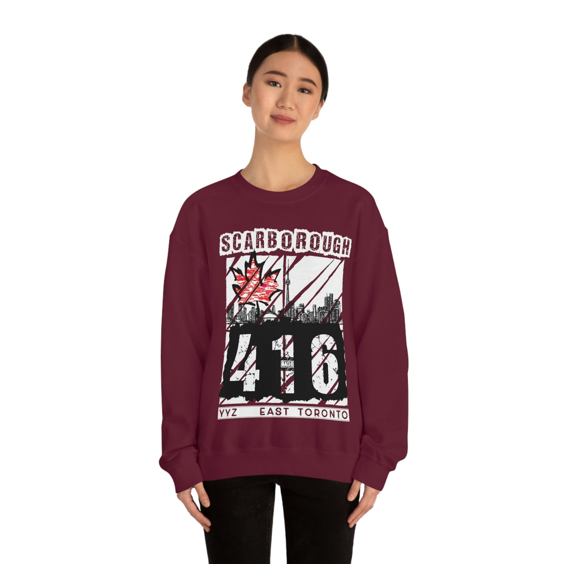 Unisex Sweatshirt Scarborough 416 Toronto Printify