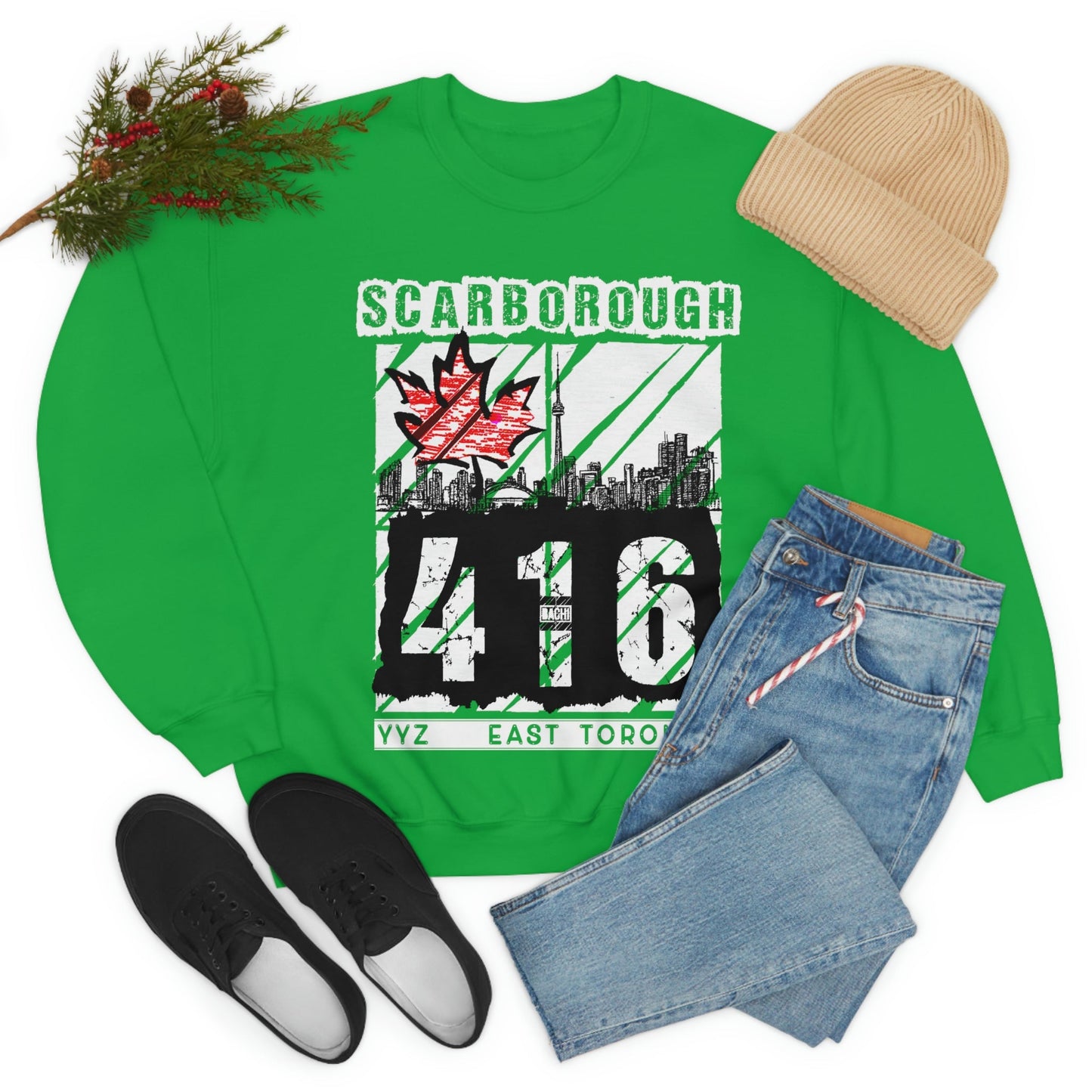 Unisex Sweatshirt Scarborough 416 Toronto Printify