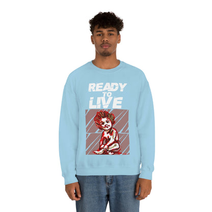 Unisex Sweater Ready to Live Printify