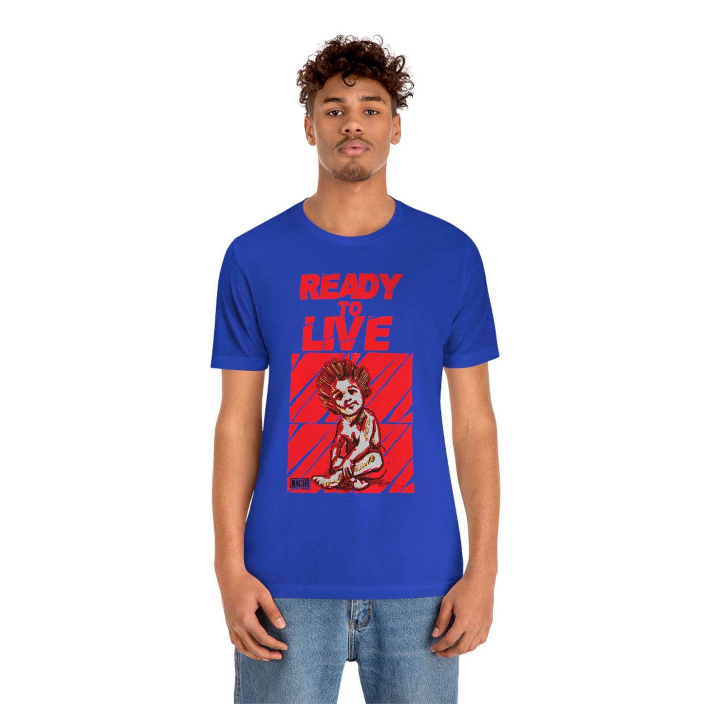 Unisex T-shirt Ready To Live In Red