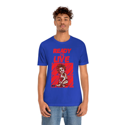 Unisex T-shirt Ready To Live In Red