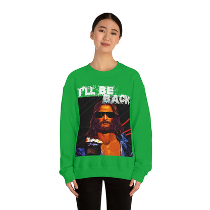 Oversized Graphic Sweatshirt - 80s Sci-Fi Cinema Parody Streetwear (Bachi)