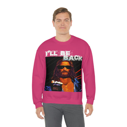 Oversized Graphic Sweatshirt - 80s Sci-Fi Cinema Parody Streetwear (Bachi)