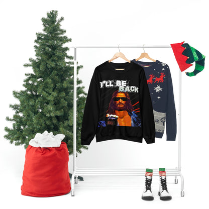 Oversized Graphic Sweatshirt - 80s Sci-Fi Cinema Parody Streetwear (Bachi)