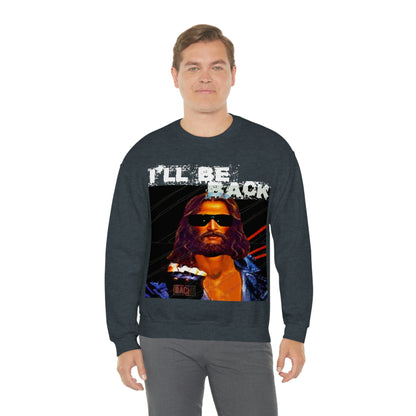 Oversized Graphic Sweatshirt - 80s Sci-Fi Cinema Parody Streetwear (Bachi)