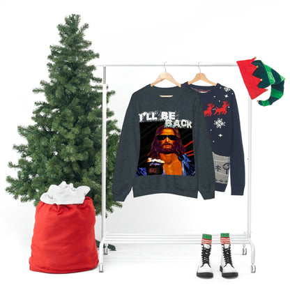 Oversized Graphic Sweatshirt - 80s Sci-Fi Cinema Parody Streetwear (Bachi)