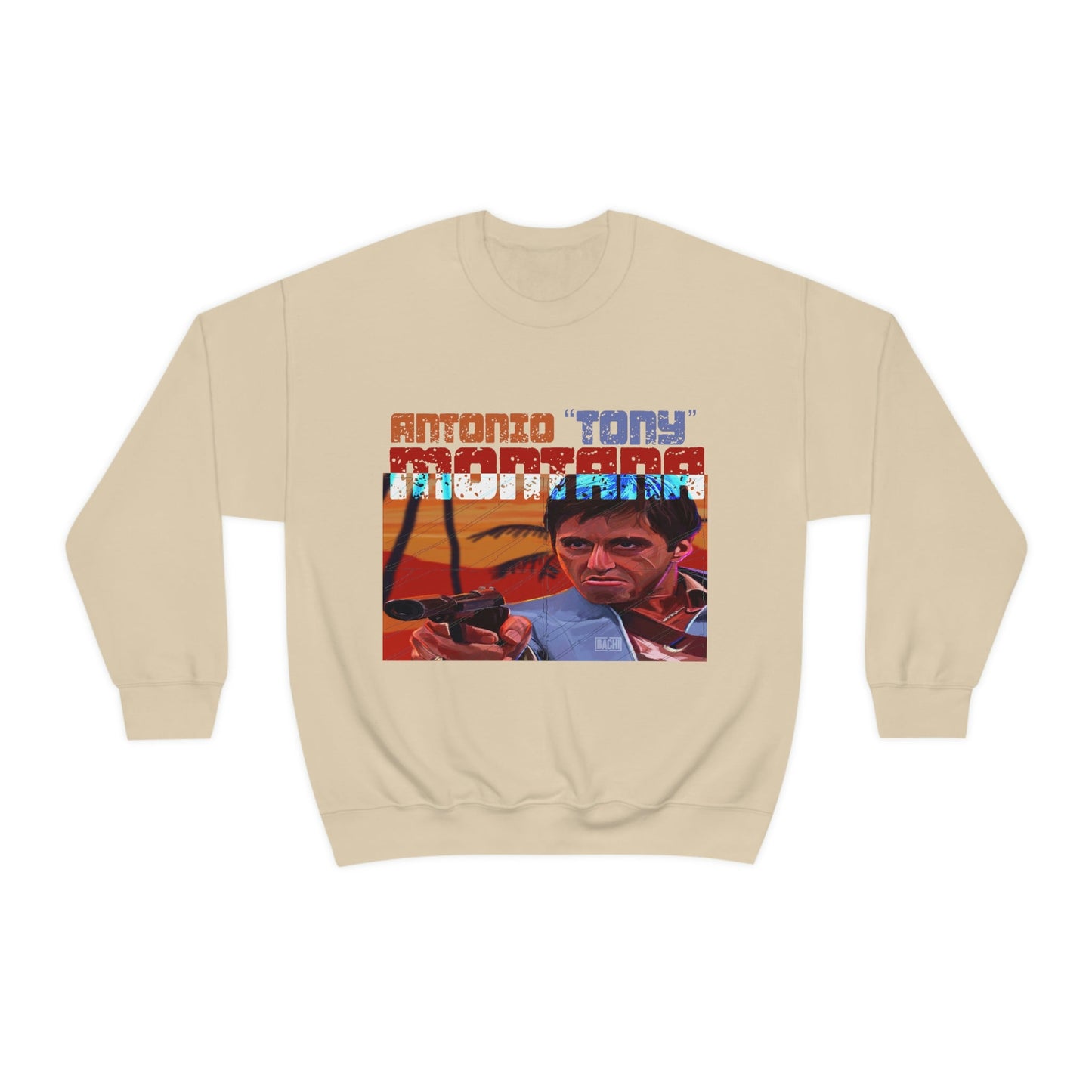 Unisex Sweatshirt Antonio Tony Montana Scarface Printify