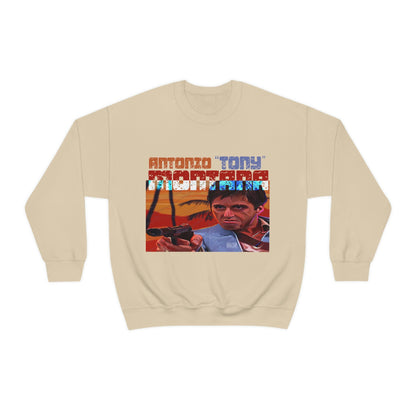 Unisex Sweatshirt Antonio Tony Montana Scarface Printify