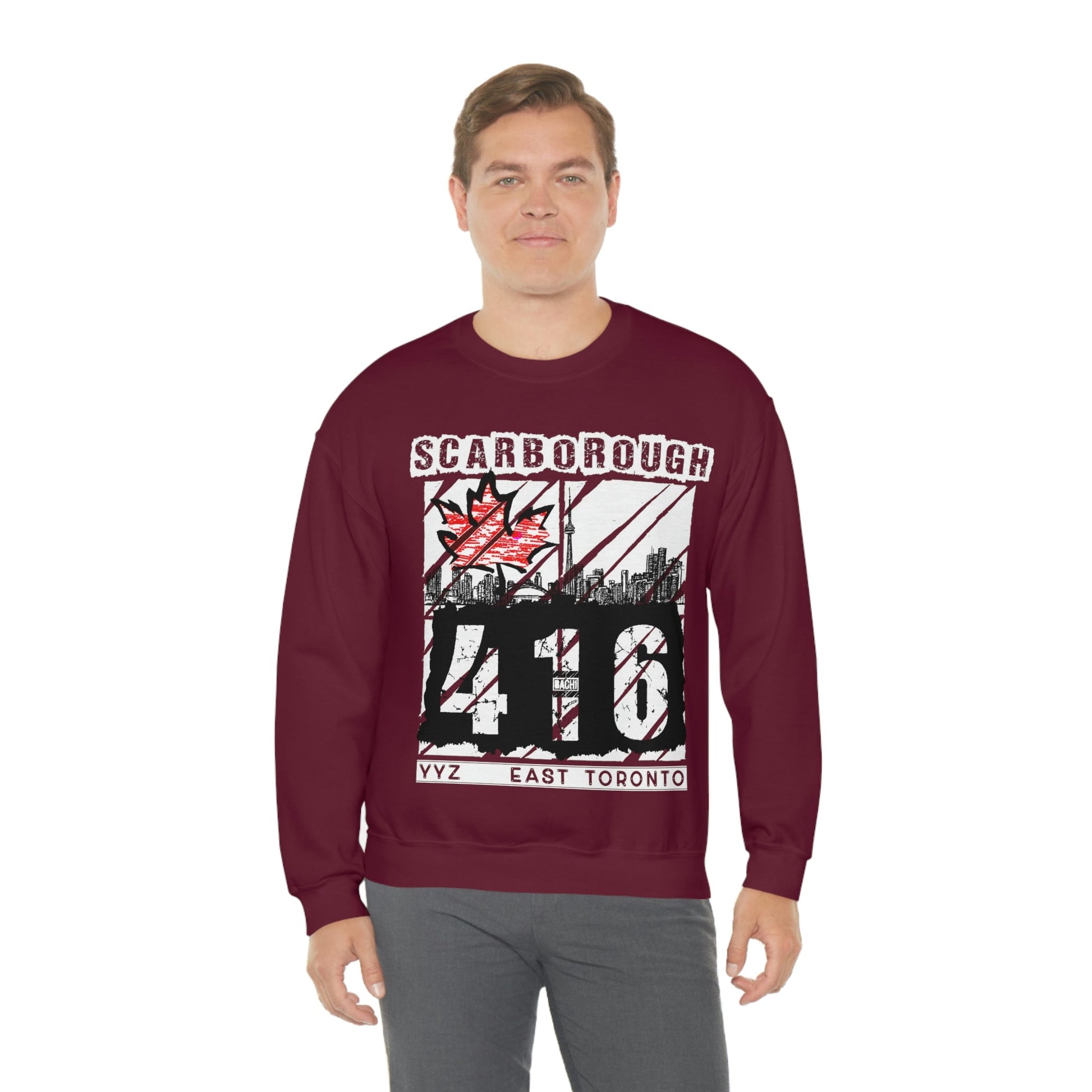 Unisex Sweatshirt Scarborough 416 Toronto Printify