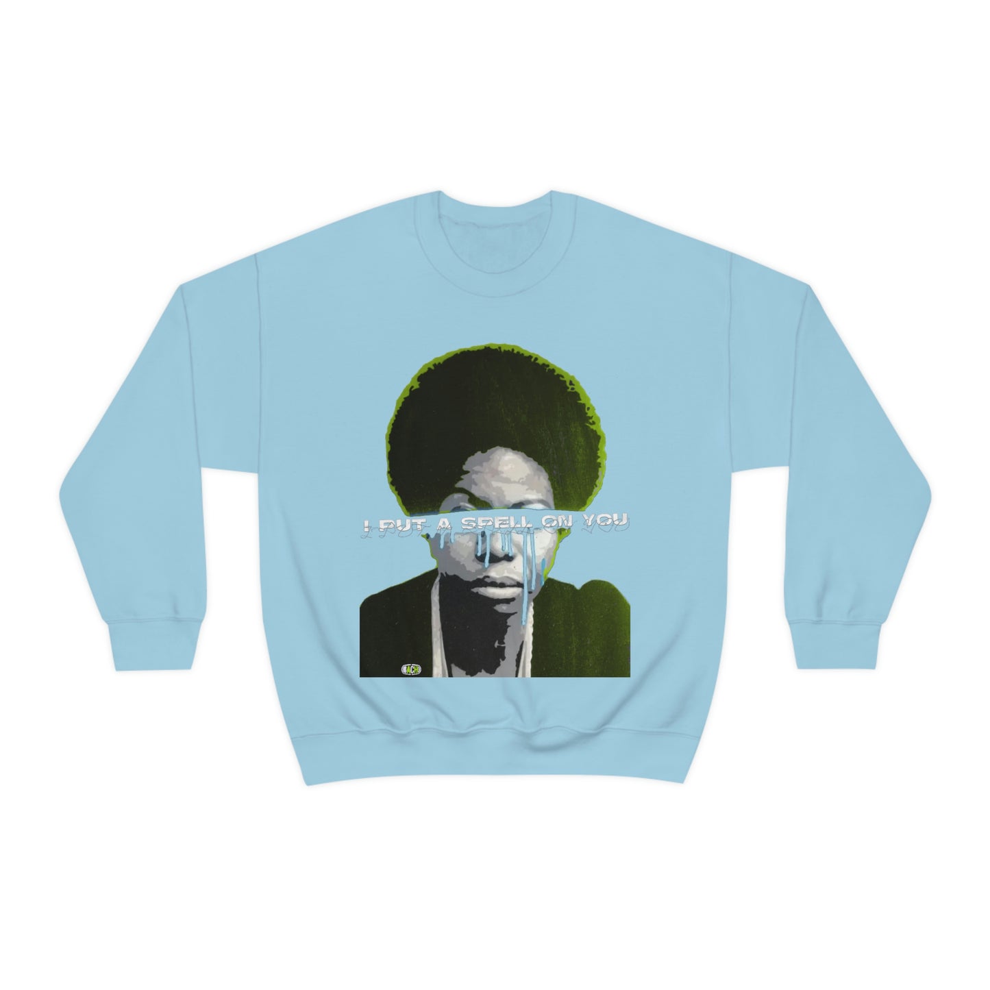 Vintage Soul Music Graphic Sweatshirt - Female Jazz Portrait Print (Bachi)