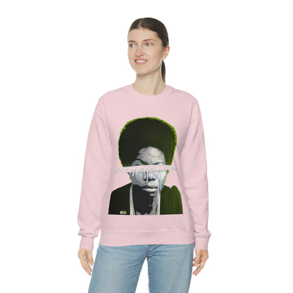 Vintage Soul Music Graphic Sweatshirt - Female Jazz Portrait Print (Bachi)