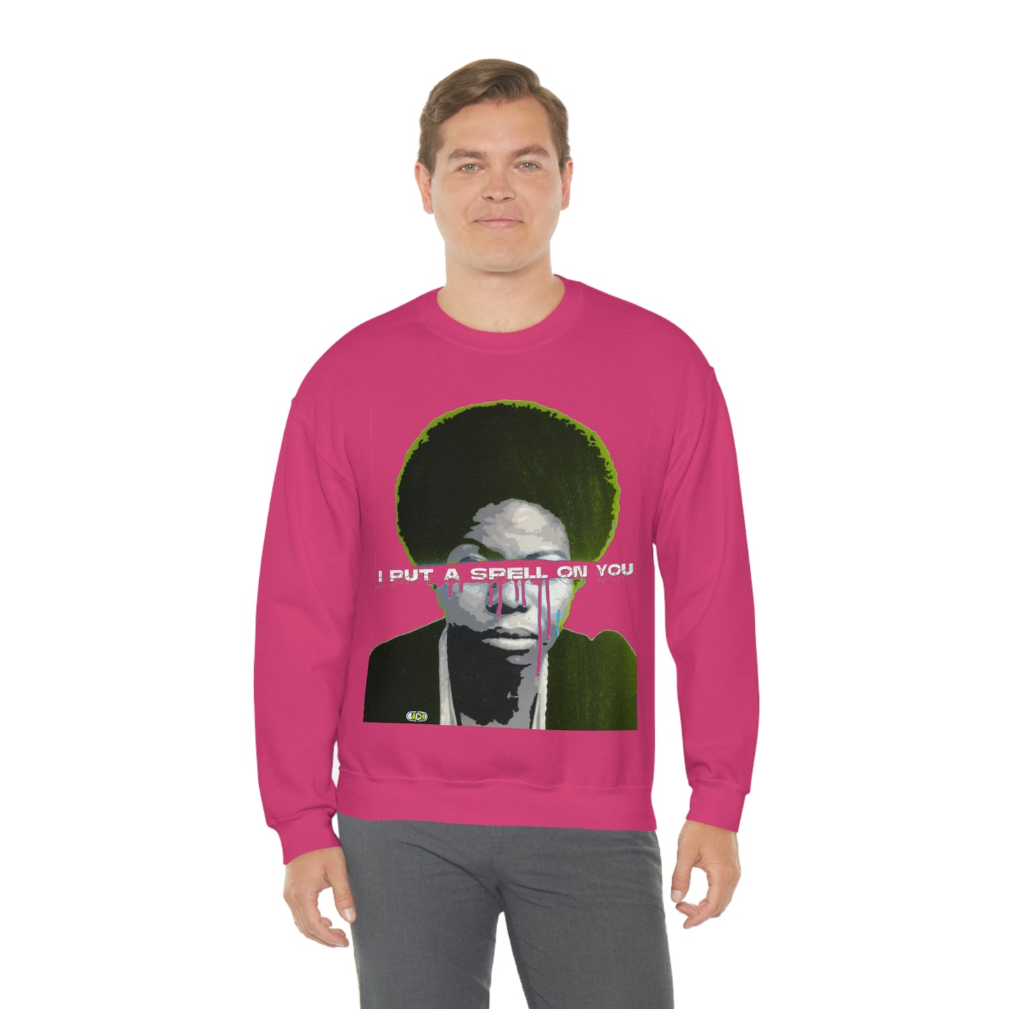 Vintage Soul Music Graphic Sweatshirt - Female Jazz Portrait Print (Bachi)