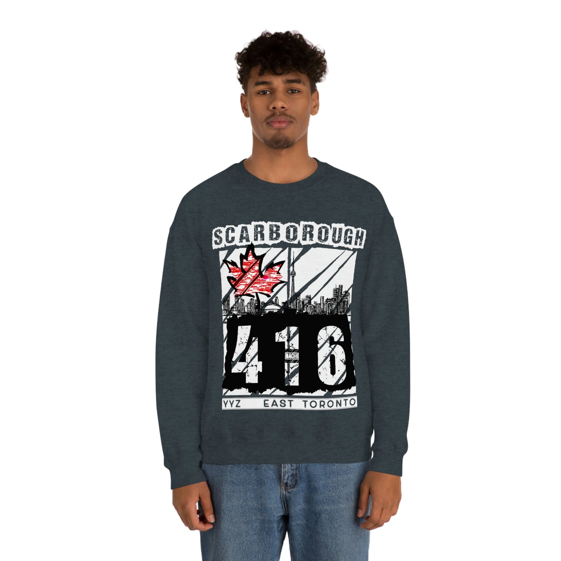 Unisex Sweatshirt Scarborough 416 Toronto Printify