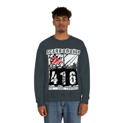 Unisex Sweatshirt Scarborough 416 Toronto Printify
