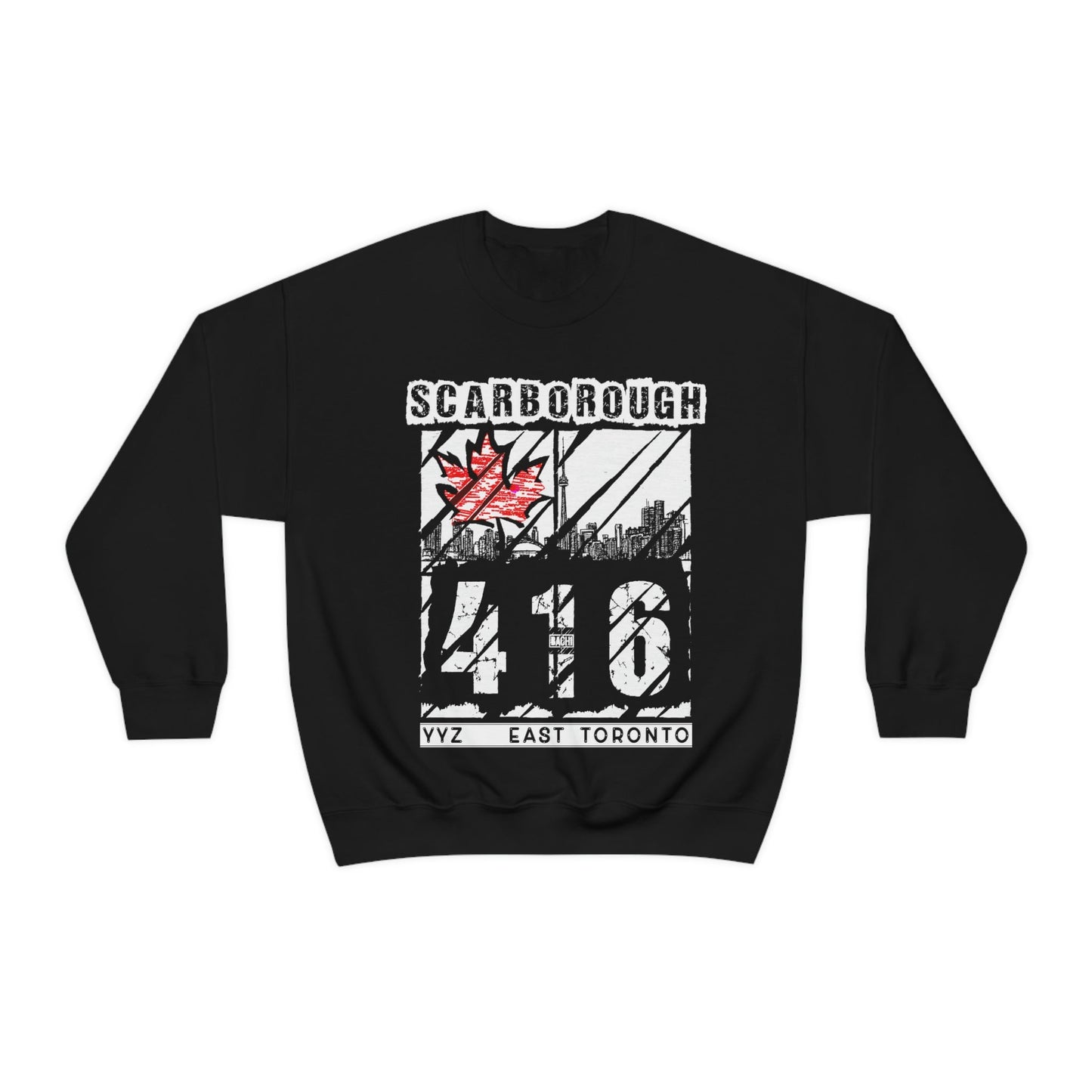 Unisex Sweatshirt Scarborough 416 Toronto Printify