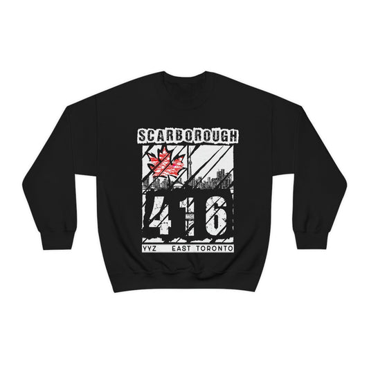 Unisex Sweatshirt Scarborough 416 Toronto Printify