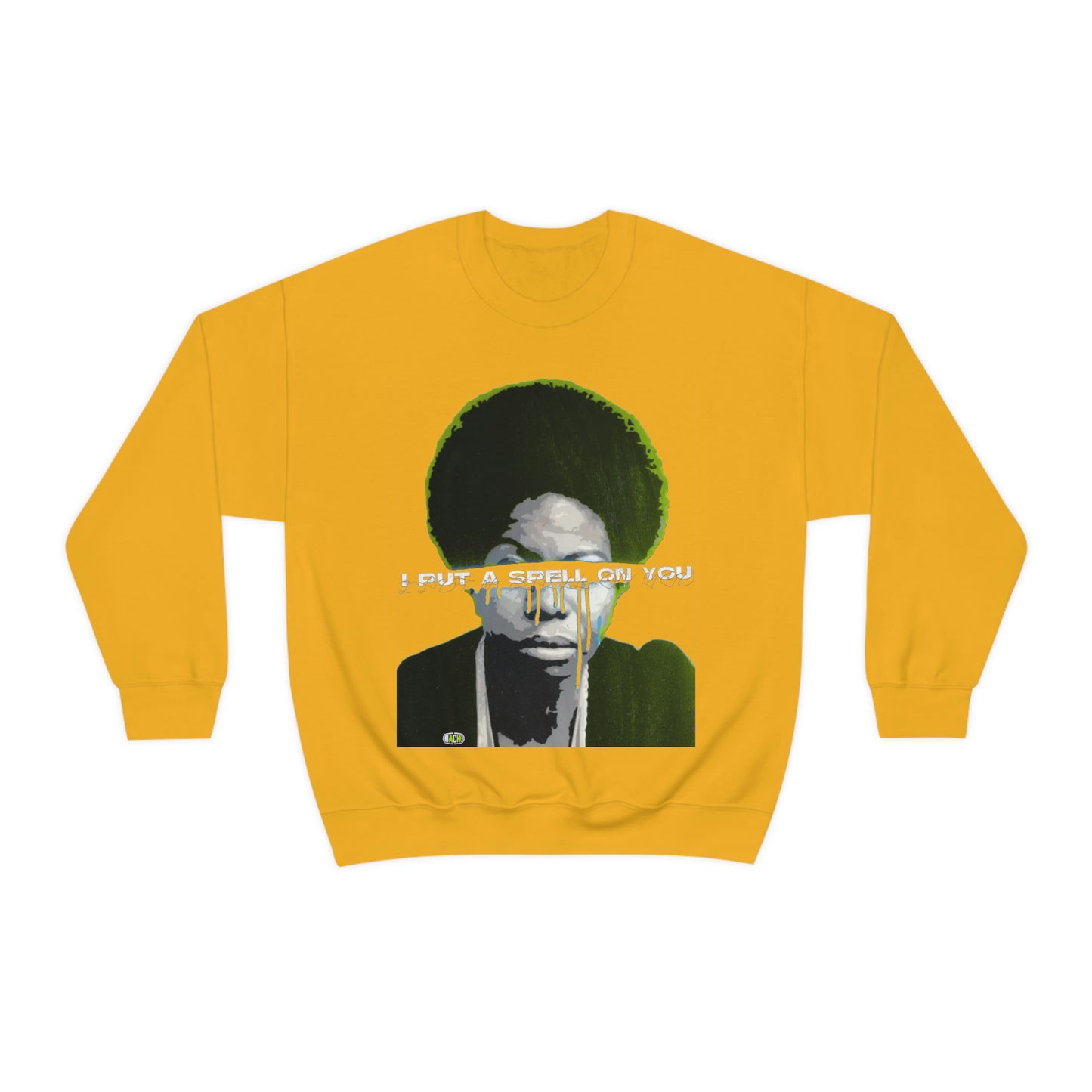 Vintage Soul Music Graphic Sweatshirt - Female Jazz Portrait Print (Bachi)