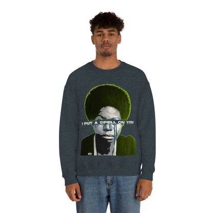 Vintage Soul Music Graphic Sweatshirt - Female Jazz Portrait Print (Bachi)