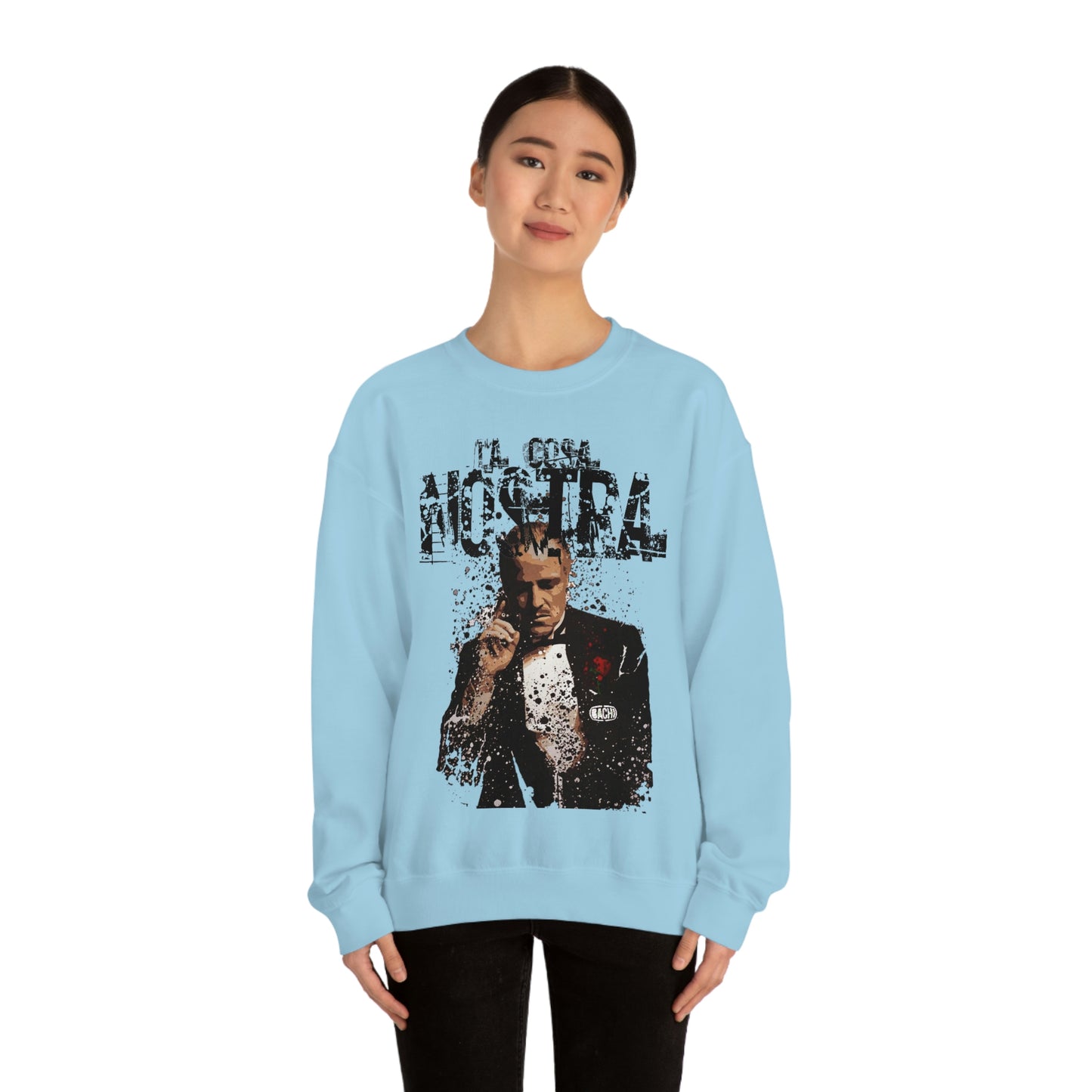 Heavyweight Vintage Sweatshirt - Mafia Cinema Graphic Streetwear (Bachi)