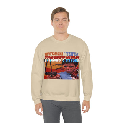 Unisex Sweatshirt Antonio Tony Montana Scarface Printify