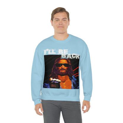 Oversized Graphic Sweatshirt - 80s Sci-Fi Cinema Parody Streetwear (Bachi)