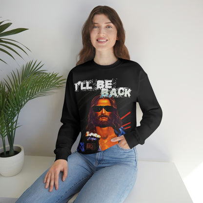 Oversized Graphic Sweatshirt - 80s Sci-Fi Cinema Parody Streetwear (Bachi)