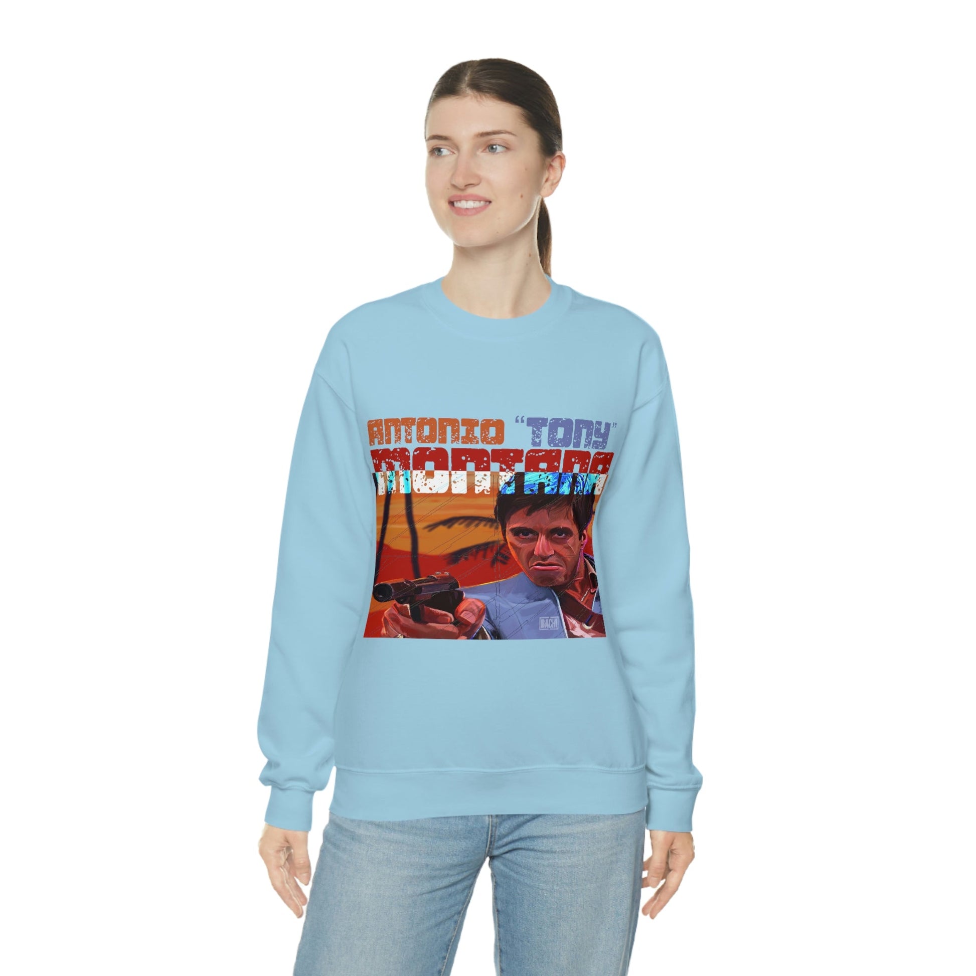 Unisex Sweatshirt Antonio Tony Montana Scarface Printify