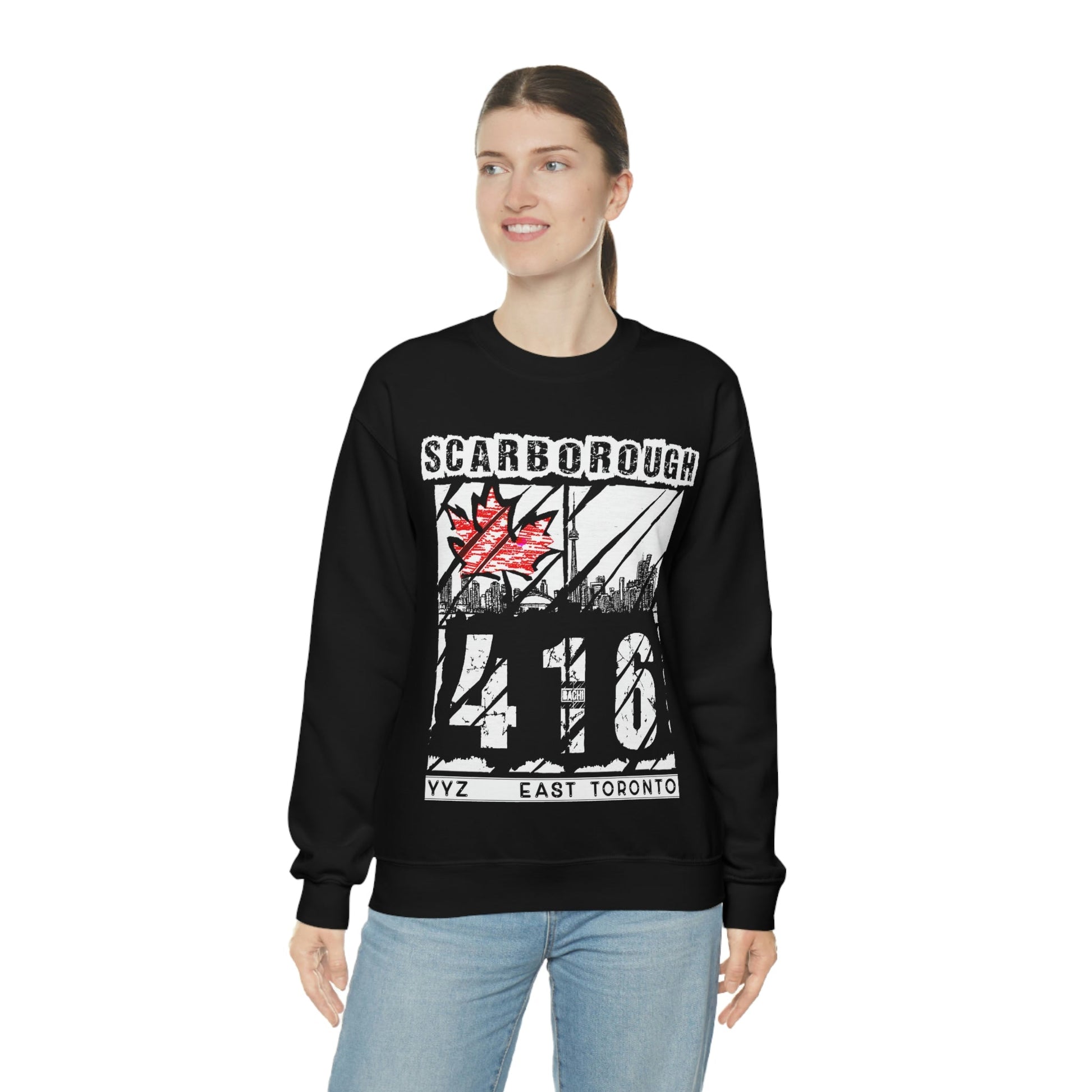 Unisex Sweatshirt Scarborough 416 Toronto Printify